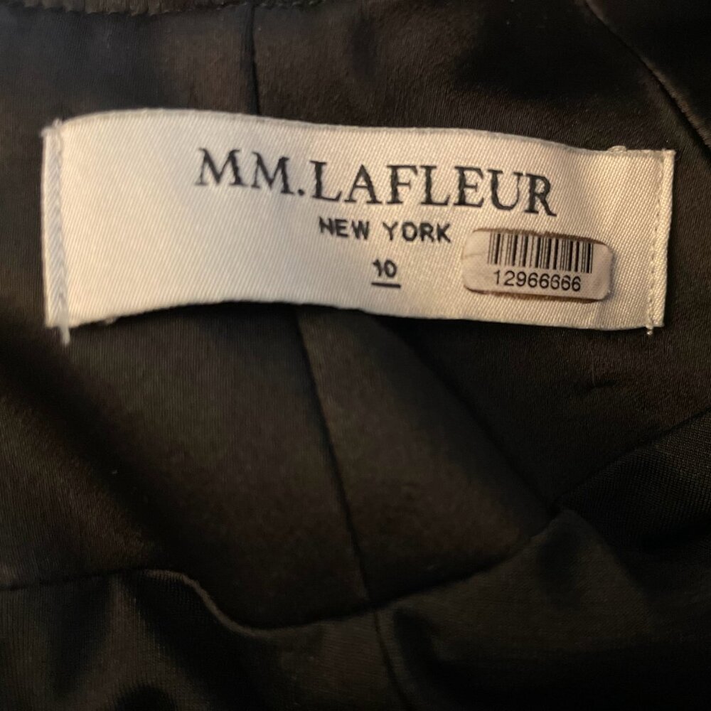 MM. LAFLEUR New York, Black Dress, Size 10, Capsule, Minimal, Quiet Luxury - Picture 5 of 6